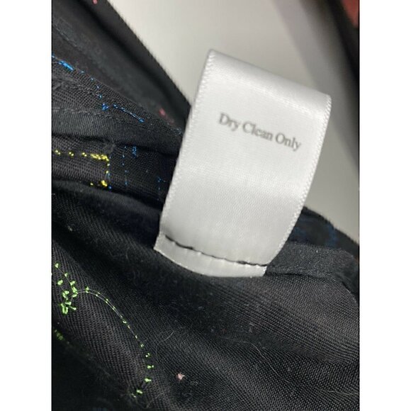 Coldwater Creek Jacket Size L Art-to-Wear Cotton Embroidered Lux Shopping Coffee - Picture 3 of 6